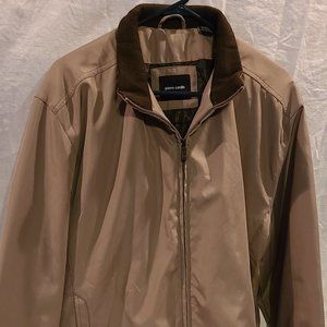 Pierre Cardin Mens Coat Tan Brown Lined Warm